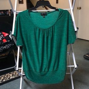 AB Studio forest green top.